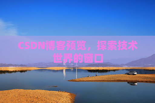 CSDN博客预览,探索技术世界的窗口